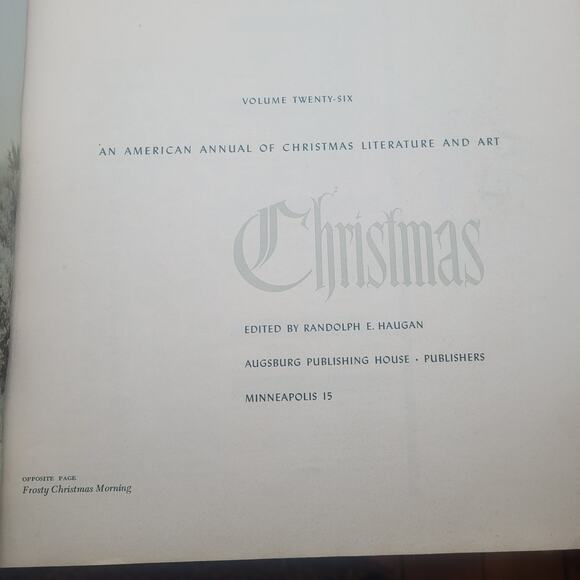 Vintage An American Annual Of Christmas Literature And Art 1956 magazine - Picture 9 of 15